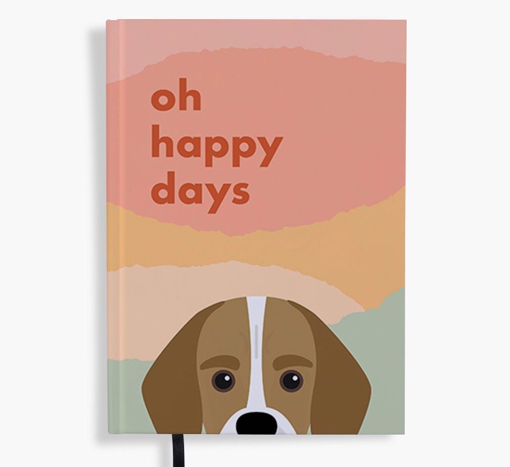 Oh Happy Days: Personalised {breedFullName} Notebook