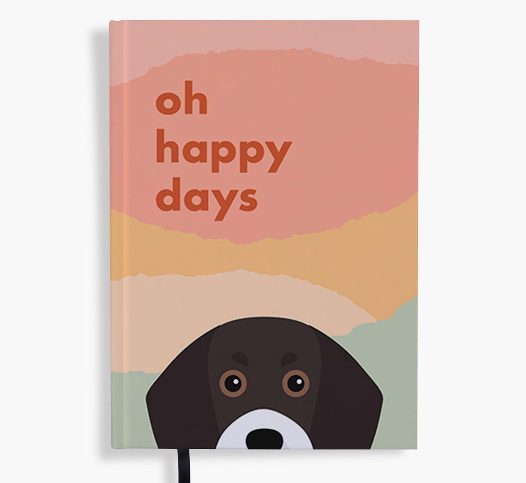 Oh Happy Days: Personalised {breedFullName} Notebook