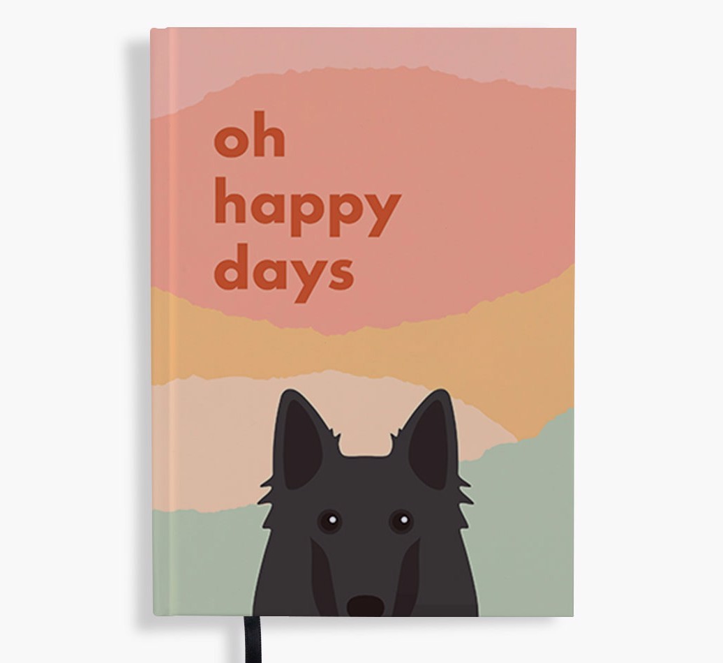 Oh Happy Days: Personalised {breedFullName} Notebook