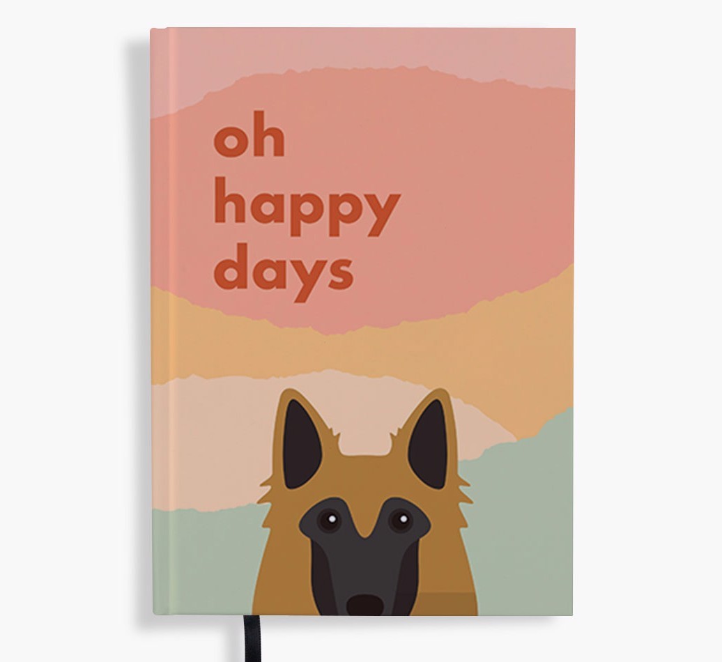 Oh Happy Days: Personalised {breedFullName} Notebook