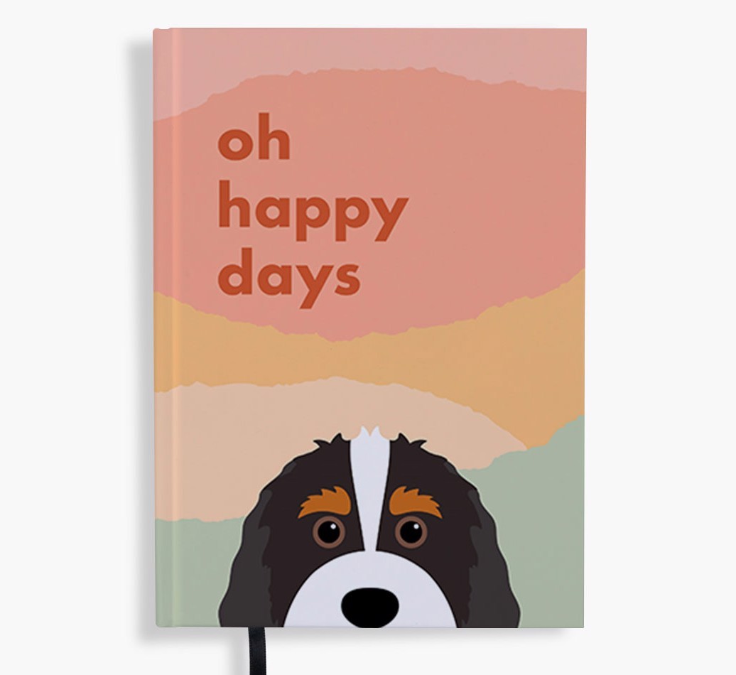 Oh Happy Days: Personalised {breedFullName} Notebook