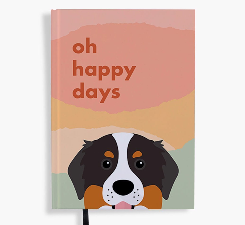 Oh Happy Days: Personalised {breedFullName} Notebook