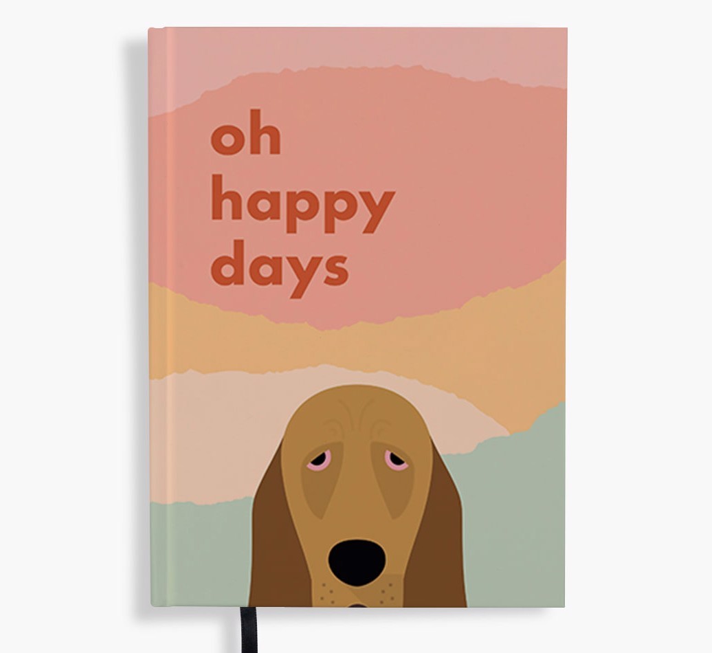 Oh Happy Days: Personalised {breedFullName} Notebook