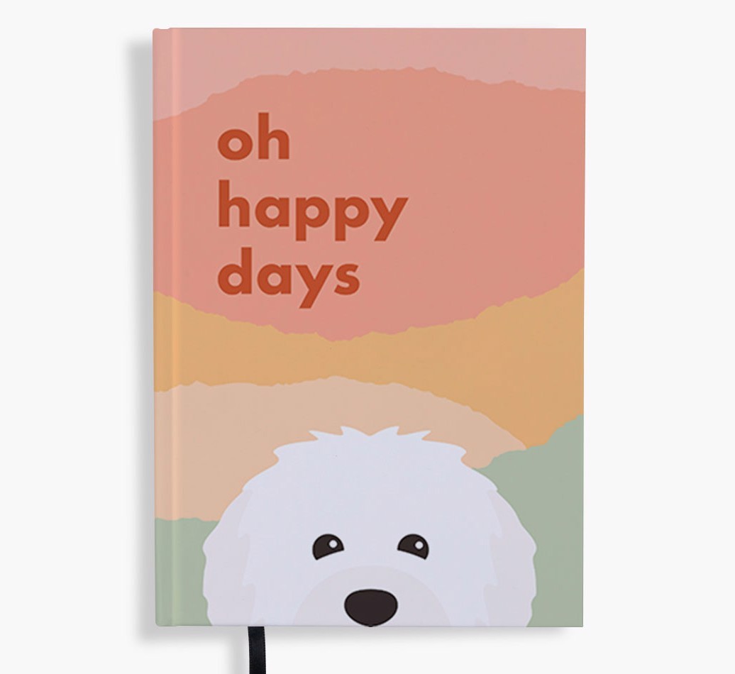 Oh Happy Days: Personalised {breedFullName} Notebook