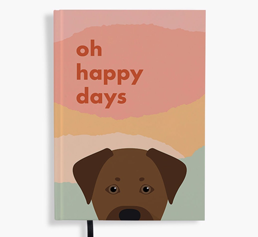 Oh Happy Days: Personalised {breedFullName} Notebook