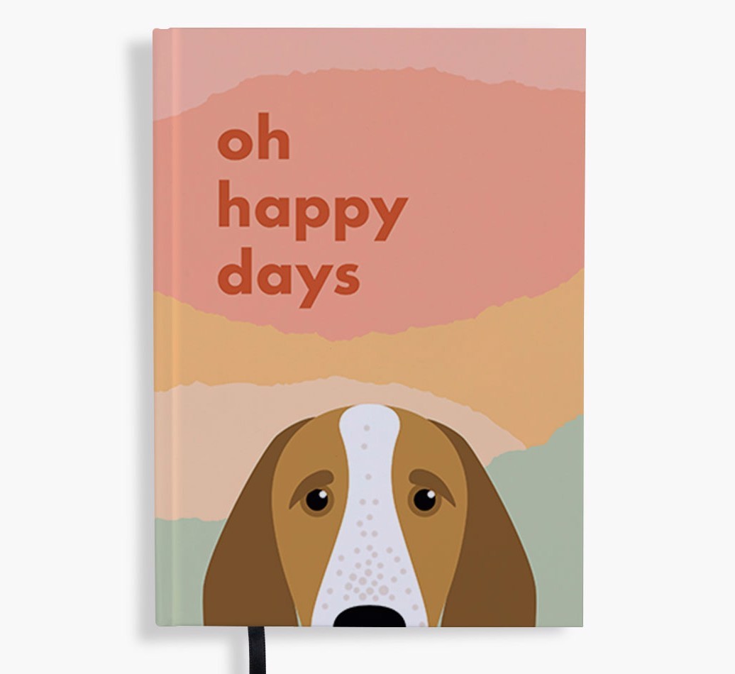 Oh Happy Days: Personalised {breedFullName} Notebook