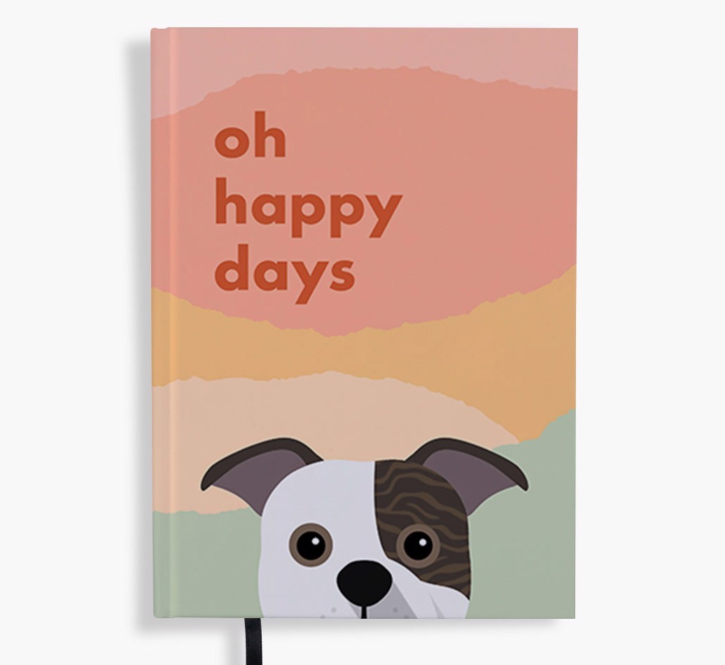 Oh Happy Days: Personalised {breedFullName} Notebook