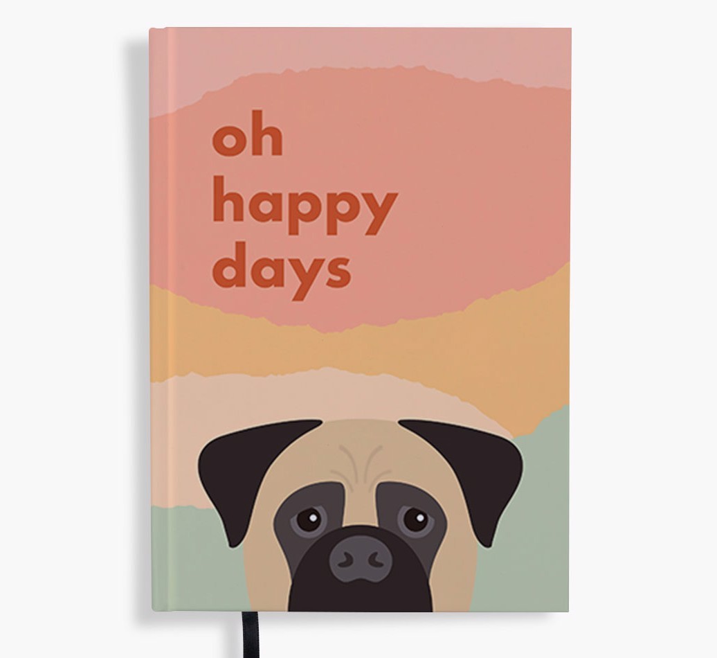 Oh Happy Days: Personalised {breedFullName} Notebook