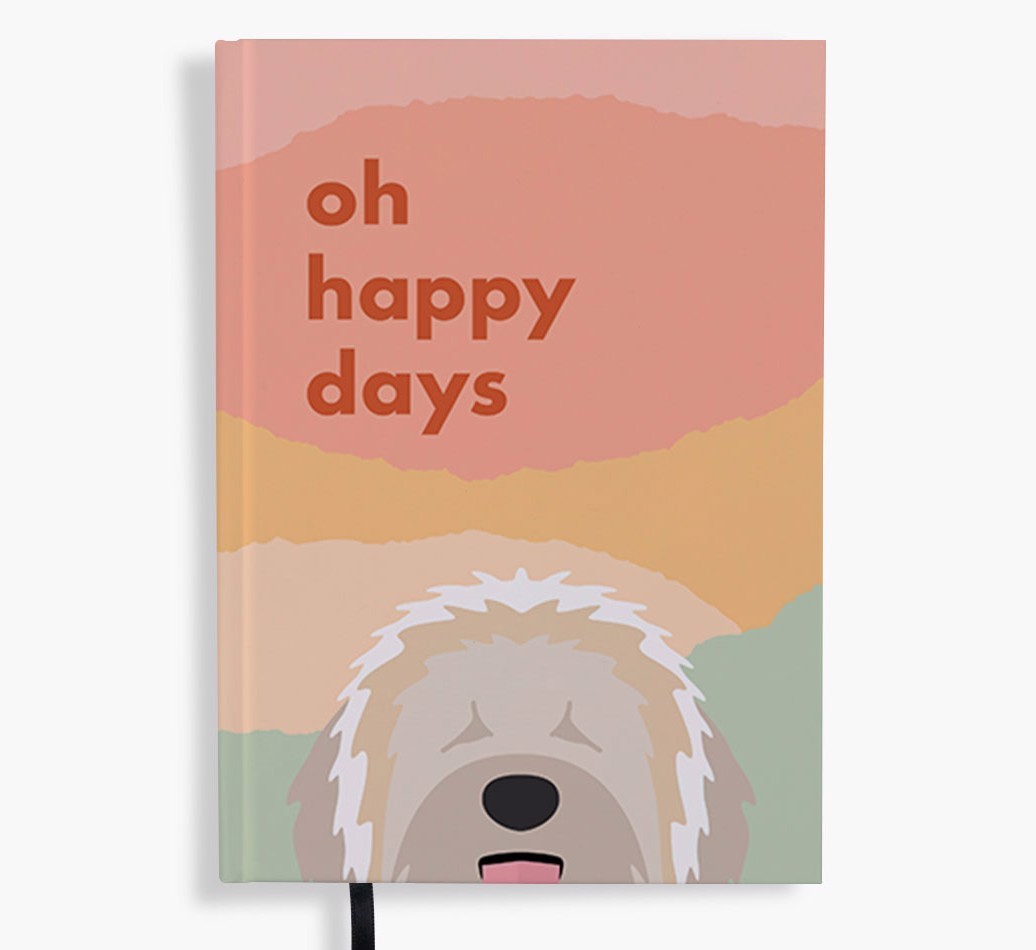Oh Happy Days: Personalised {breedFullName} Notebook