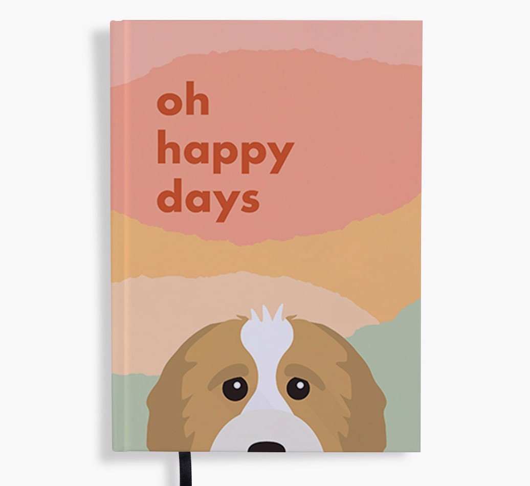 Oh Happy Days: Personalised {breedFullName} Notebook