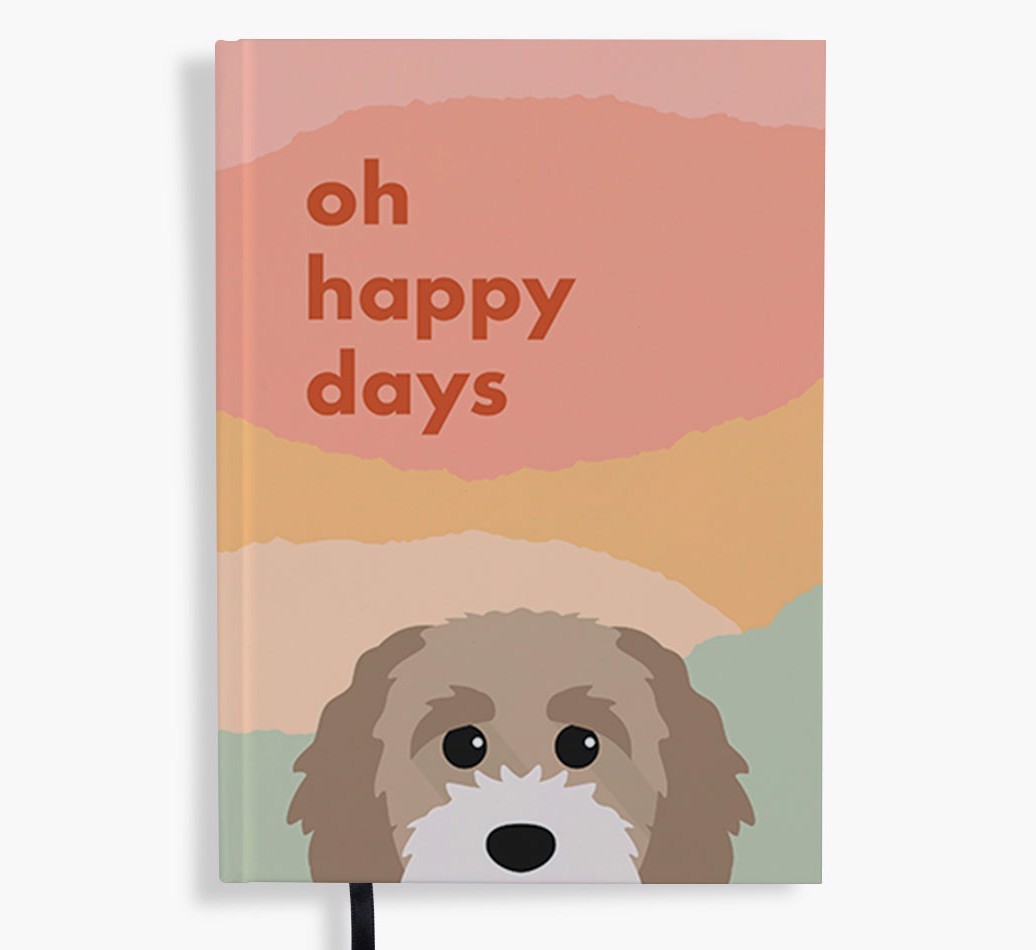 Oh Happy Days: Personalised {breedFullName} Notebook