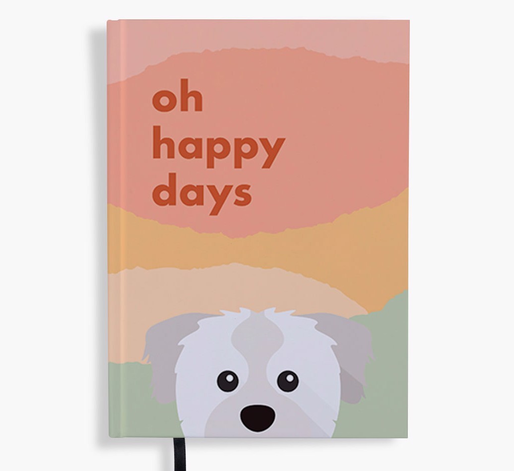 Oh Happy Days: Personalised {breedFullName} Notebook