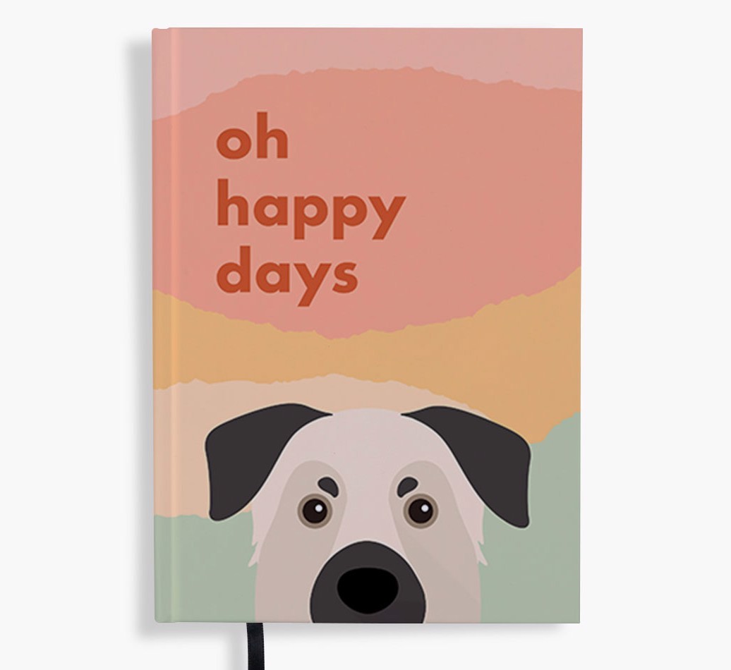 Oh Happy Days: Personalised {breedFullName} Notebook