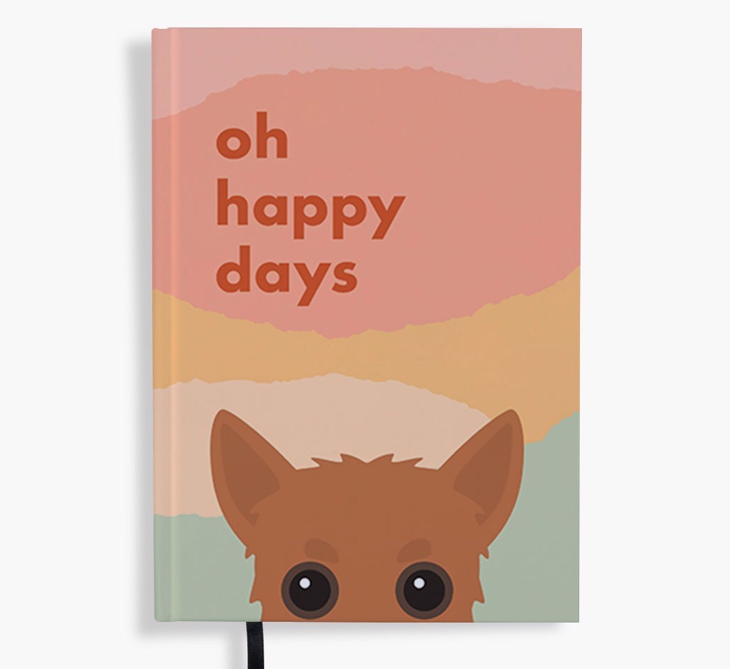 Oh Happy Days: Personalised {breedFullName} Notebook