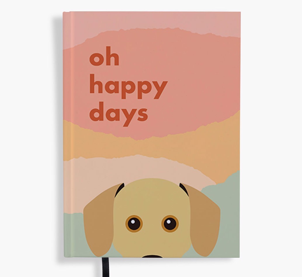Oh Happy Days: Personalised {breedFullName} Notebook