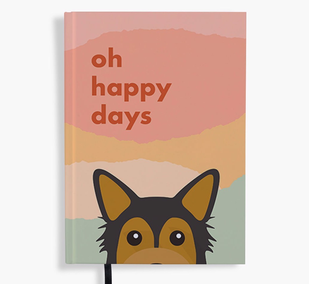 Oh Happy Days: Personalised {breedFullName} Notebook