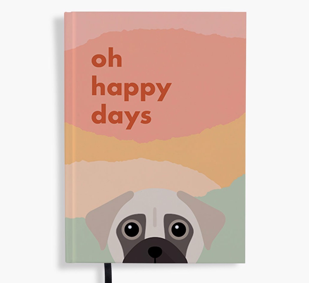Oh Happy Days: Personalised {breedFullName} Notebook
