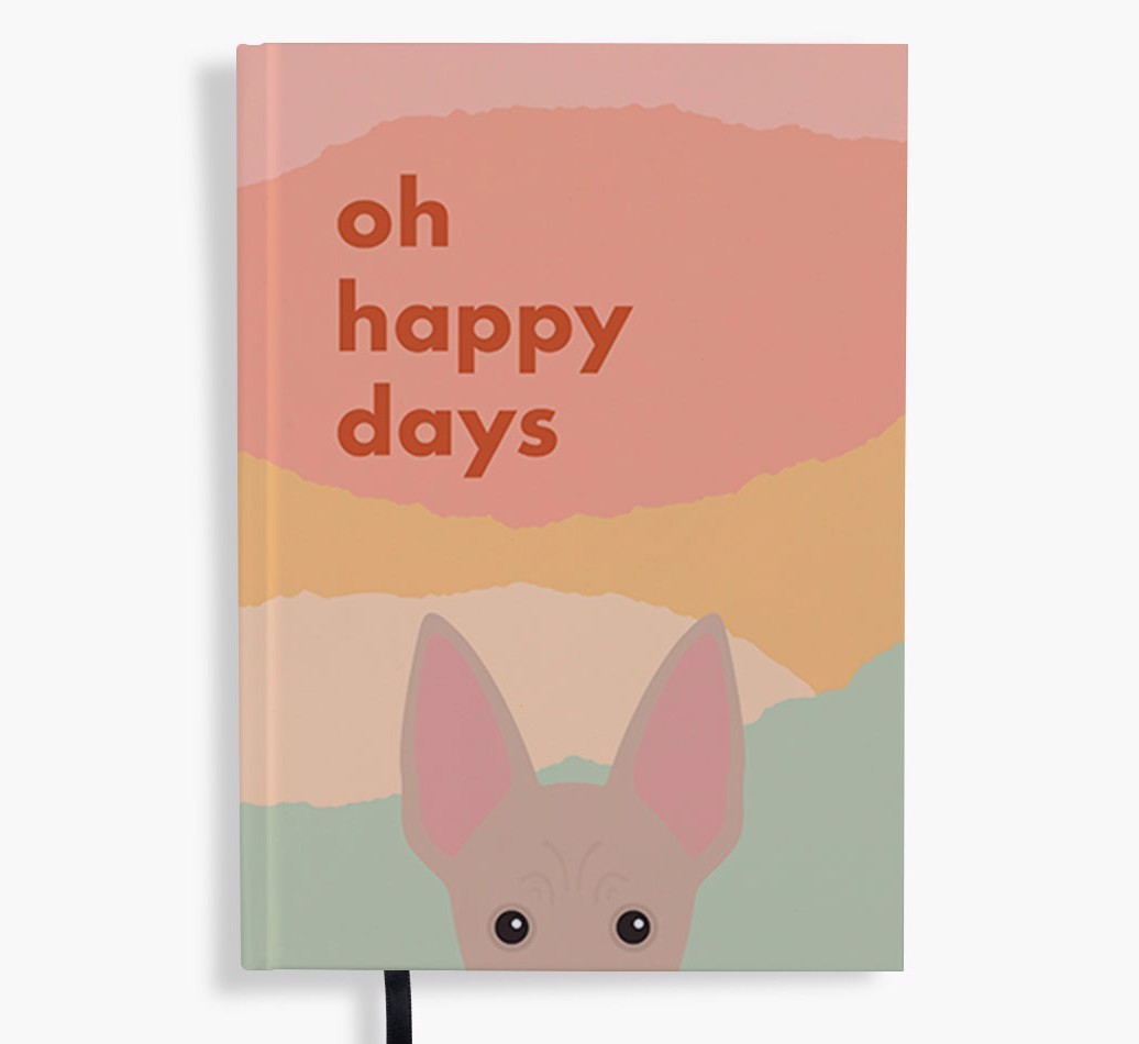 Oh Happy Days: Personalised {breedFullName} Notebook