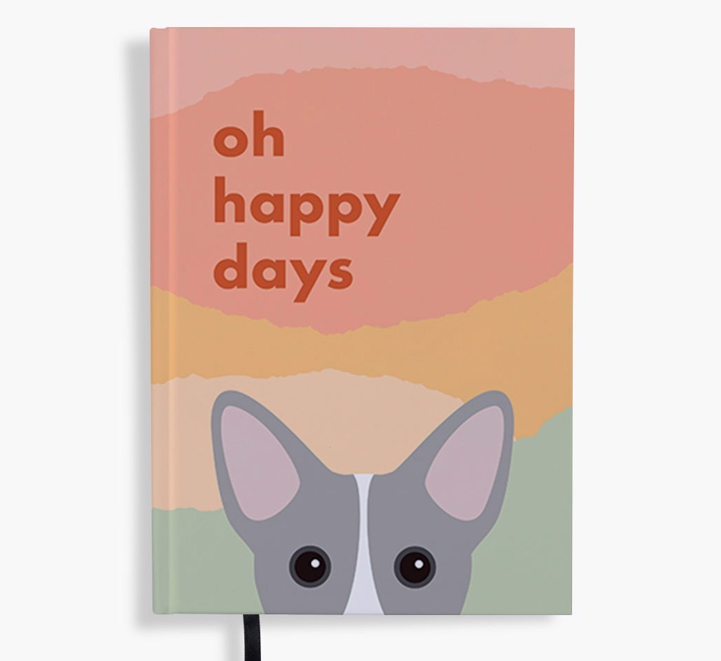 Oh Happy Days: Personalised {breedFullName} Notebook