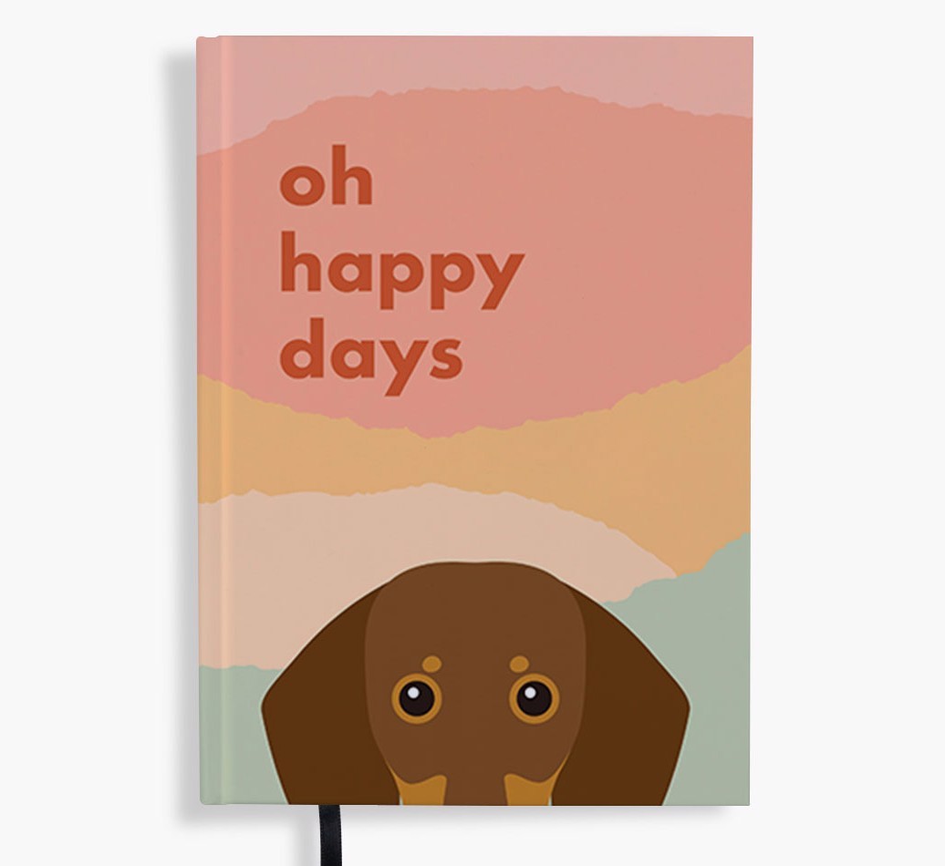Oh Happy Days: Personalised {breedFullName} Notebook