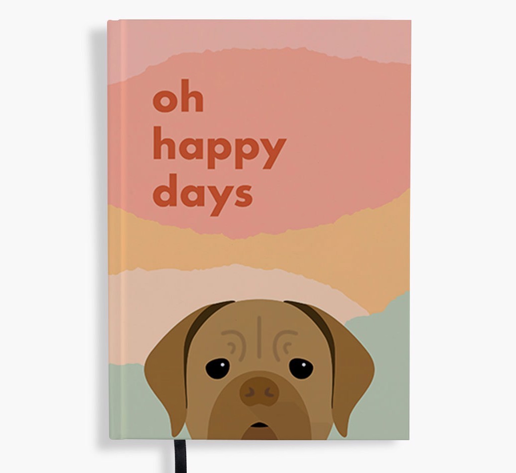 Oh Happy Days: Personalised {breedFullName} Notebook
