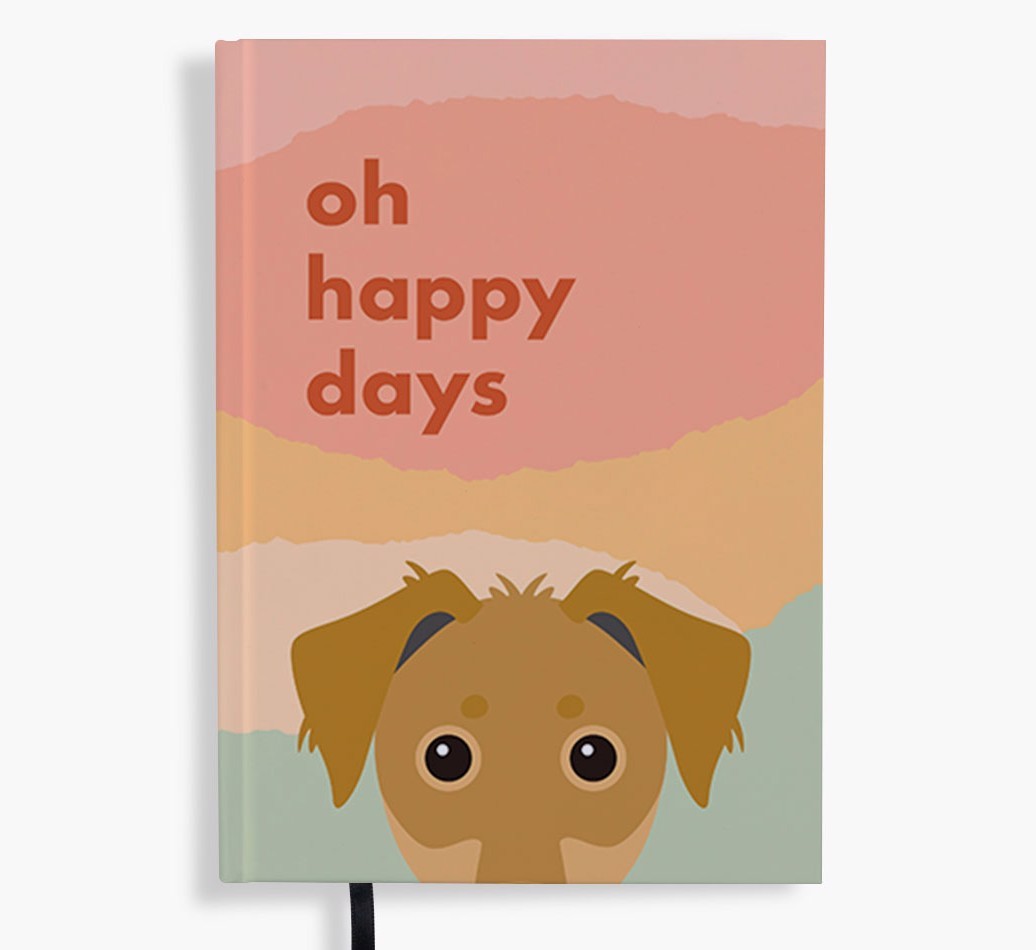 Oh Happy Days: Personalised {breedFullName} Notebook