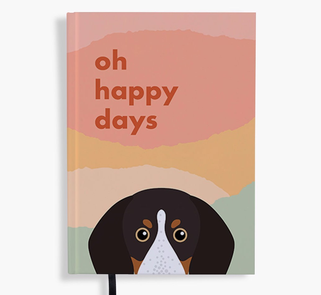 Oh Happy Days: Personalised {breedFullName} Notebook