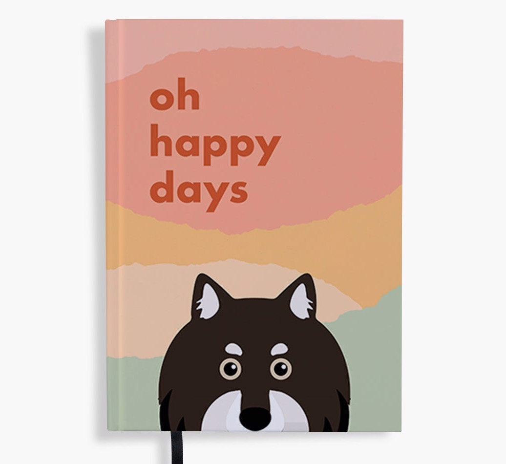Oh Happy Days: Personalised {breedFullName} Notebook
