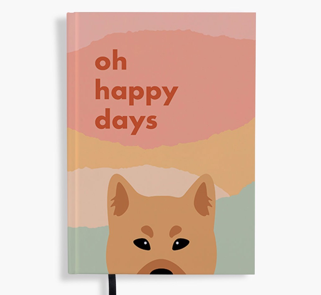 Oh Happy Days: Personalized {breedFullName} Notebook