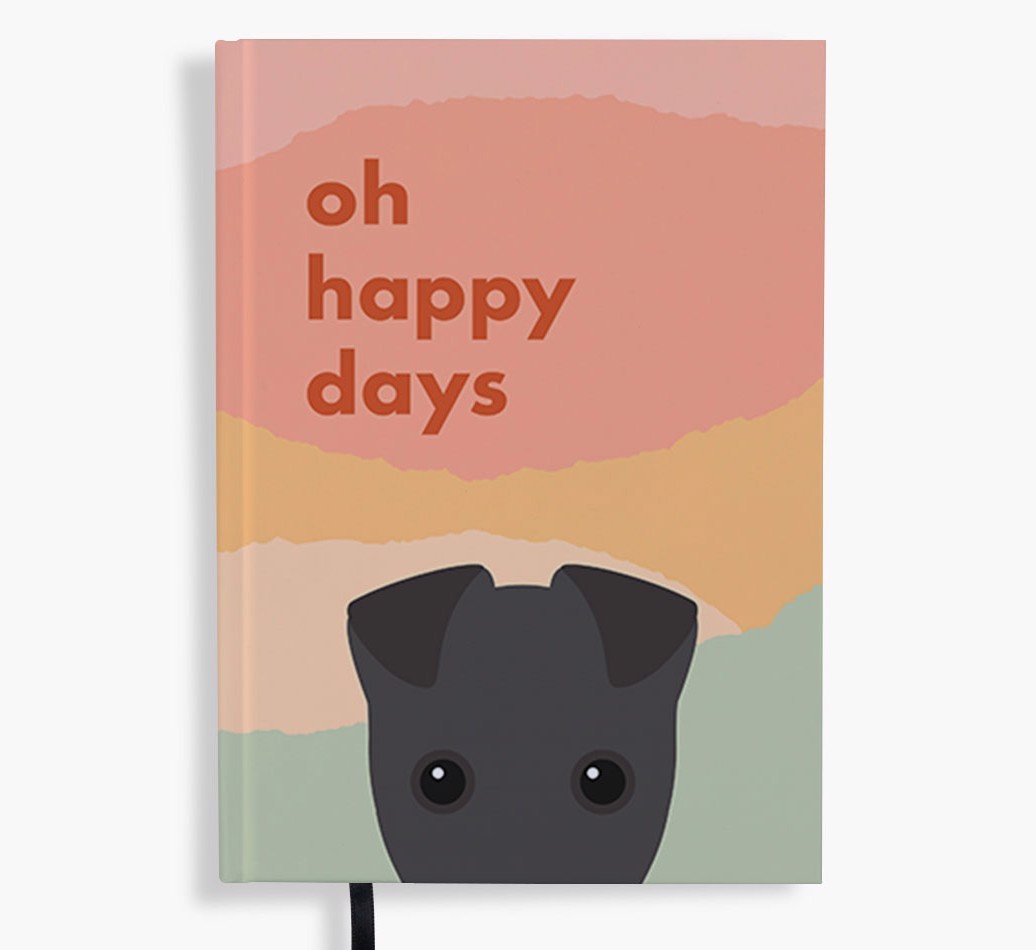 Oh Happy Days: Personalised {breedFullName} Notebook