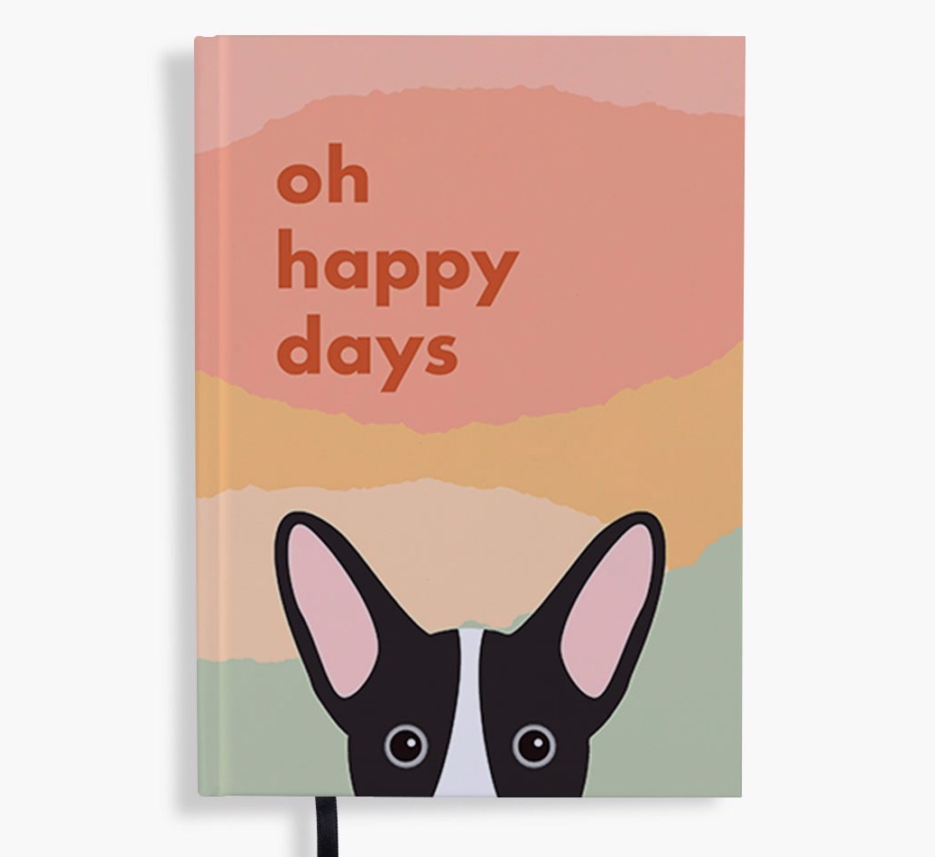 Oh Happy Days: Personalised {breedFullName} Notebook