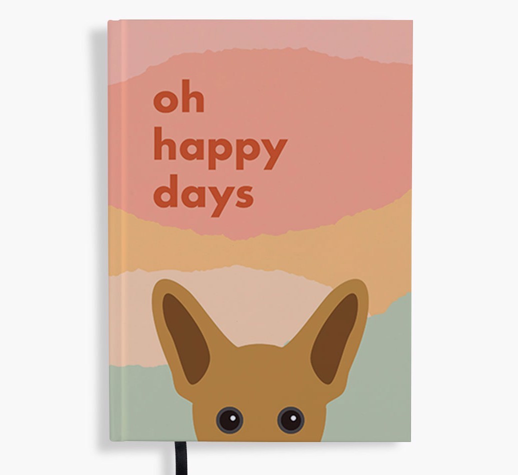 Oh Happy Days: Personalised {breedFullName} Notebook