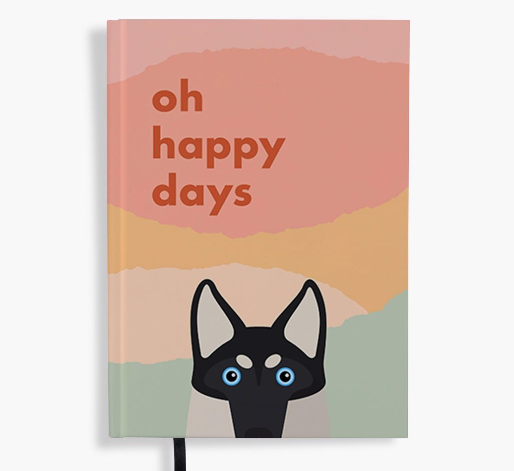 Oh Happy Days: Personalized {breedFullName} Notebook