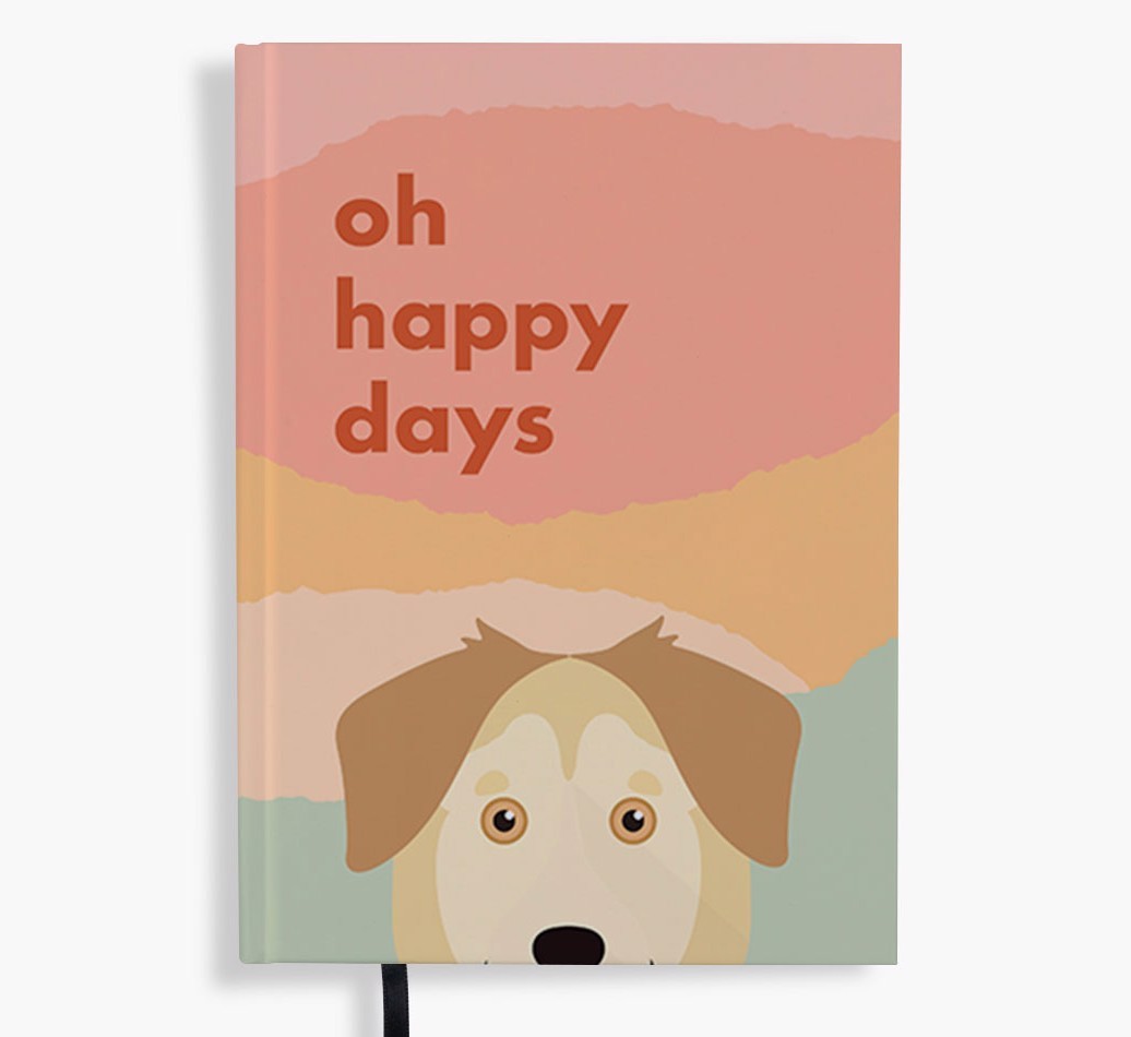 Oh Happy Days: Personalised {breedFullName} Notebook