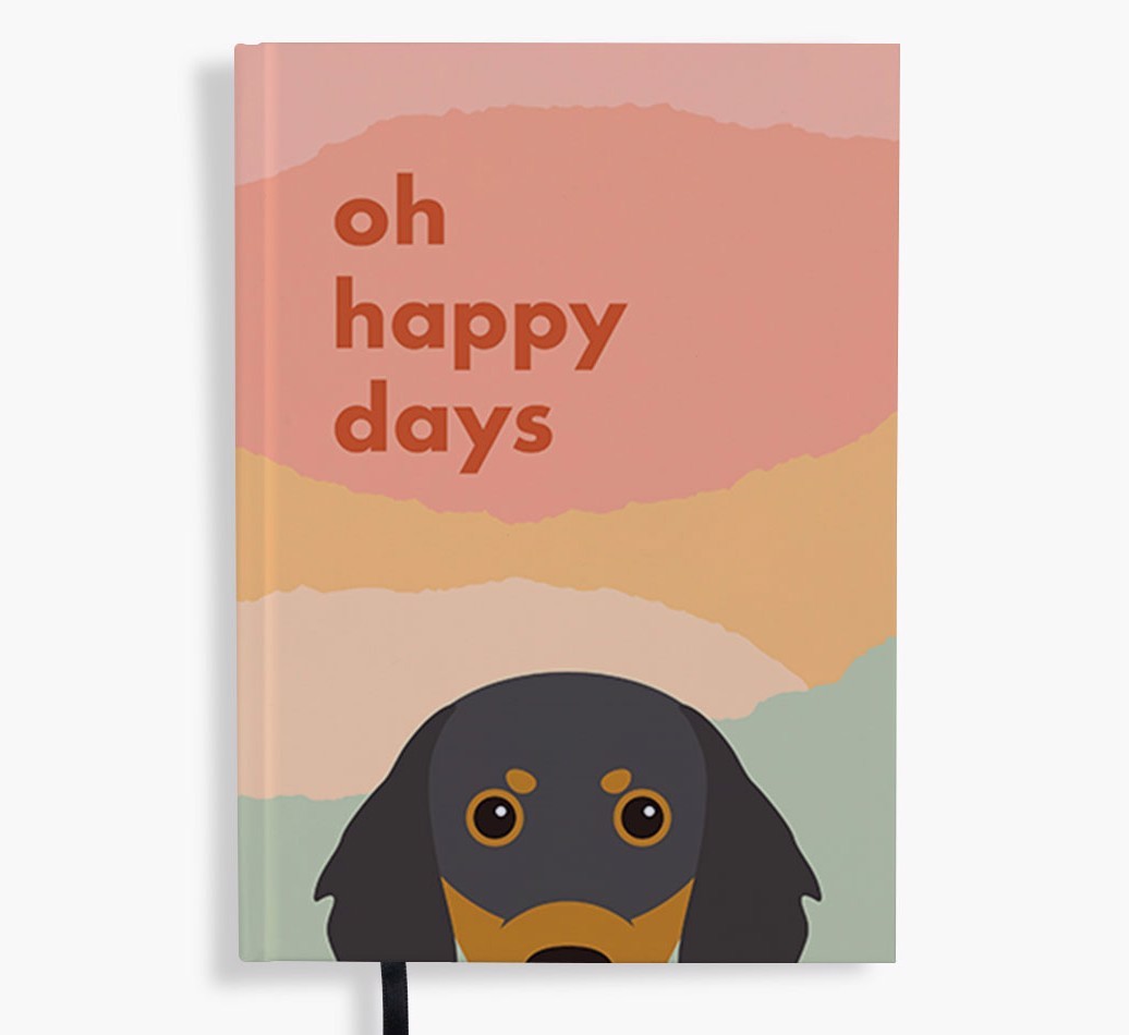 Oh Happy Days: Personalised {breedFullName} Notebook