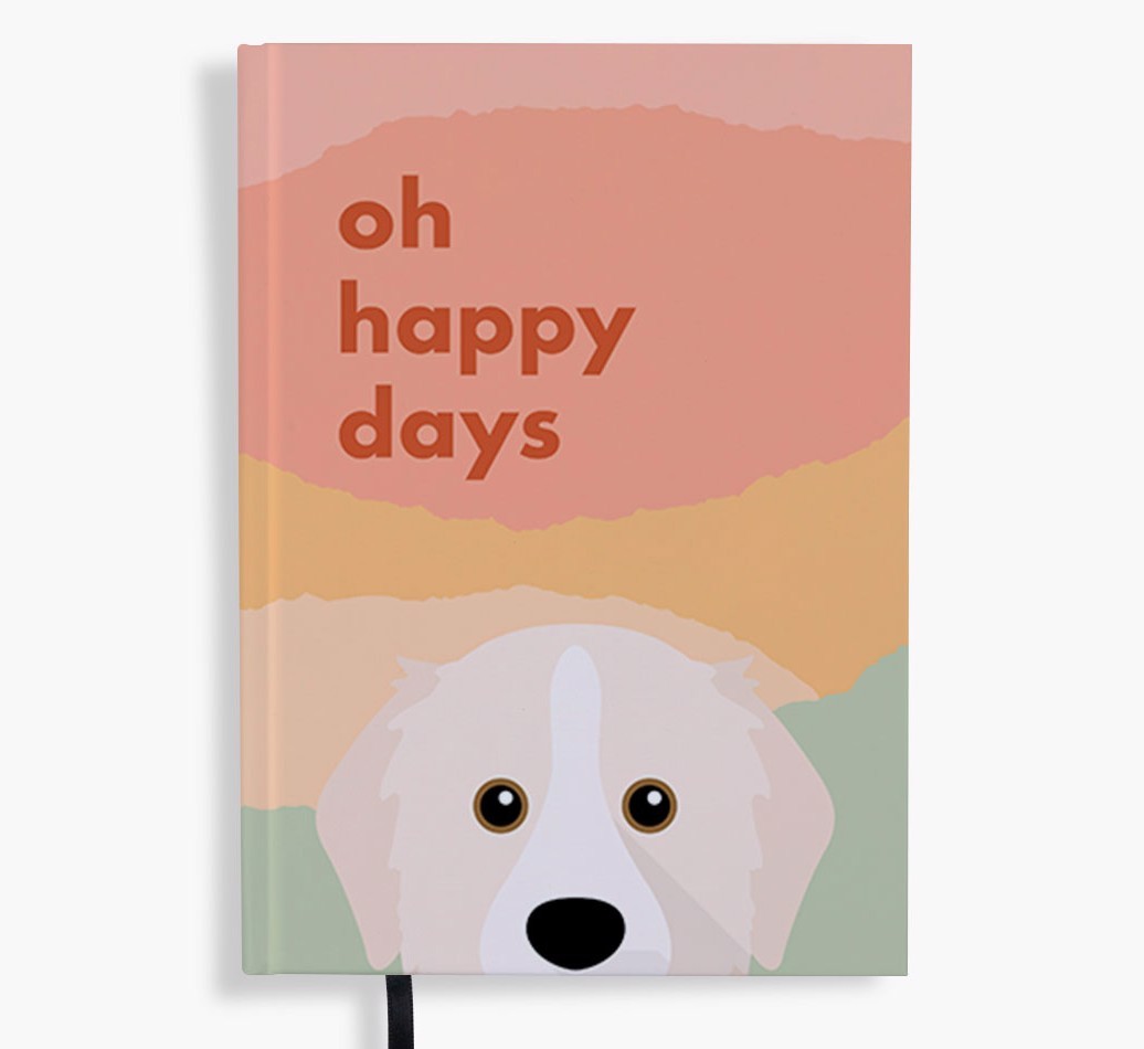 Oh Happy Days: Personalised {breedFullName} Notebook