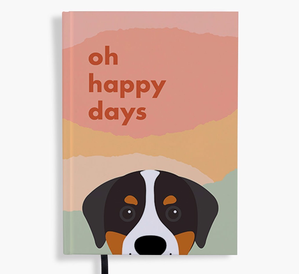 Oh Happy Days: Personalised {breedFullName} Notebook