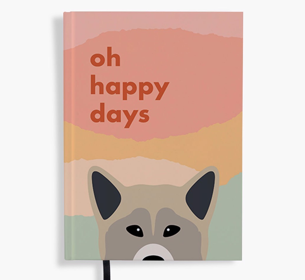 Oh Happy Days: Personalised {breedFullName} Notebook