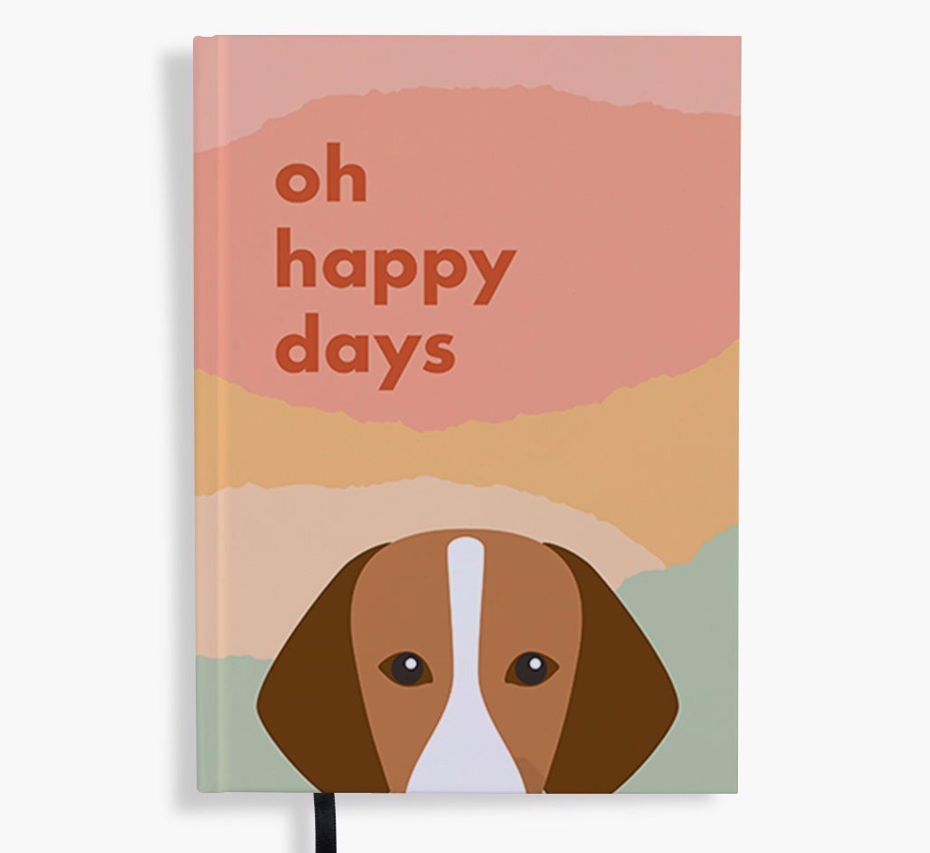 Oh Happy Days: Personalised {breedFullName} Notebook