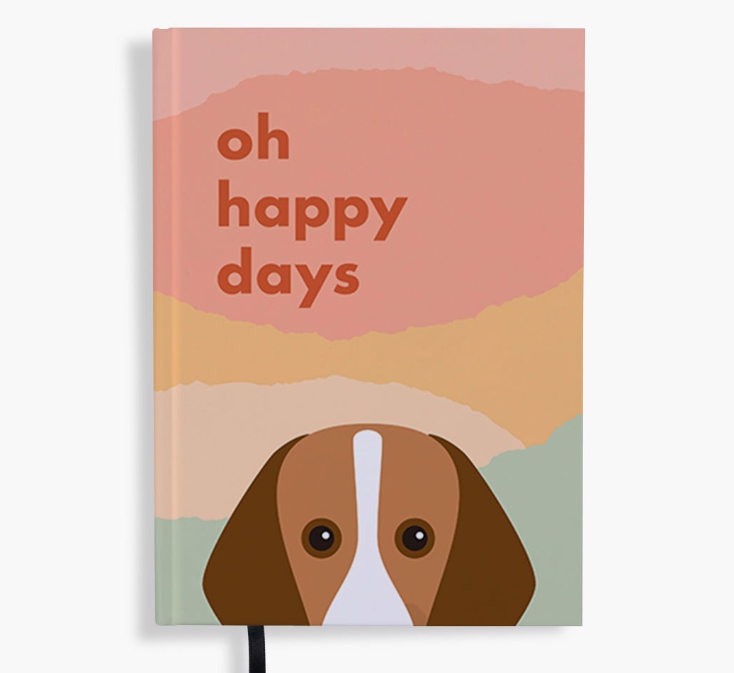 Oh Happy Days: Personalised {breedFullName} Notebook