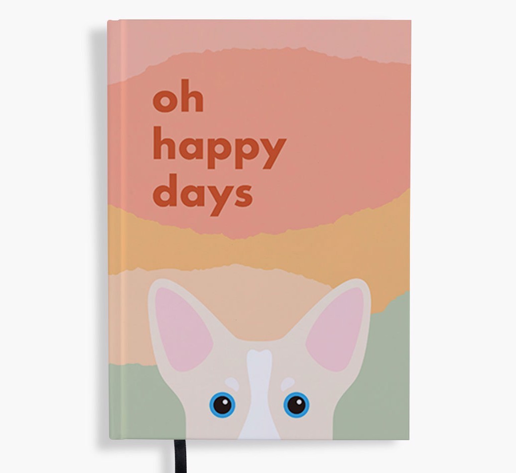 Oh Happy Days: Personalised {breedFullName} Notebook