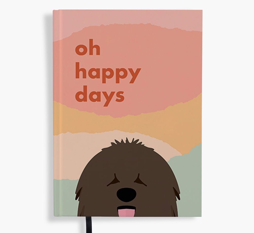 Oh Happy Days: Personalised {breedFullName} Notebook