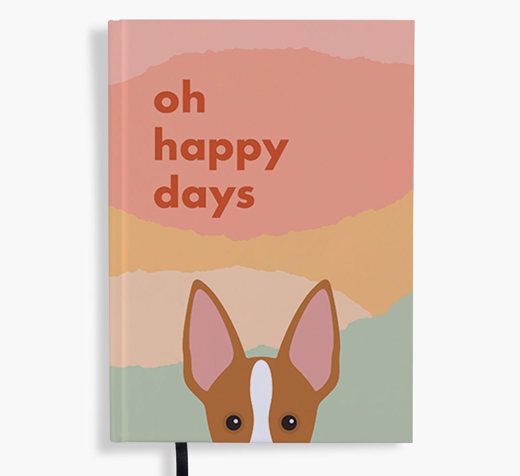 Oh Happy Days: Personalised {breedFullName} Notebook