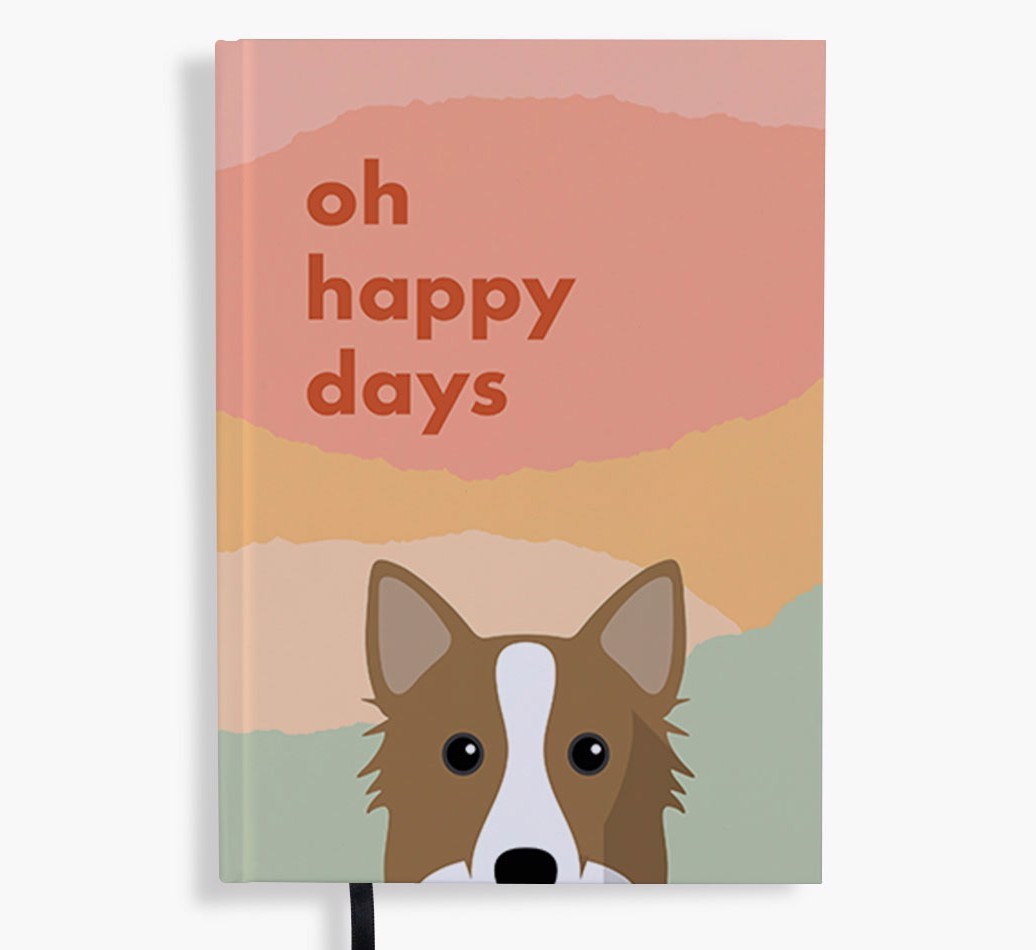 Oh Happy Days: Personalised {breedFullName} Notebook