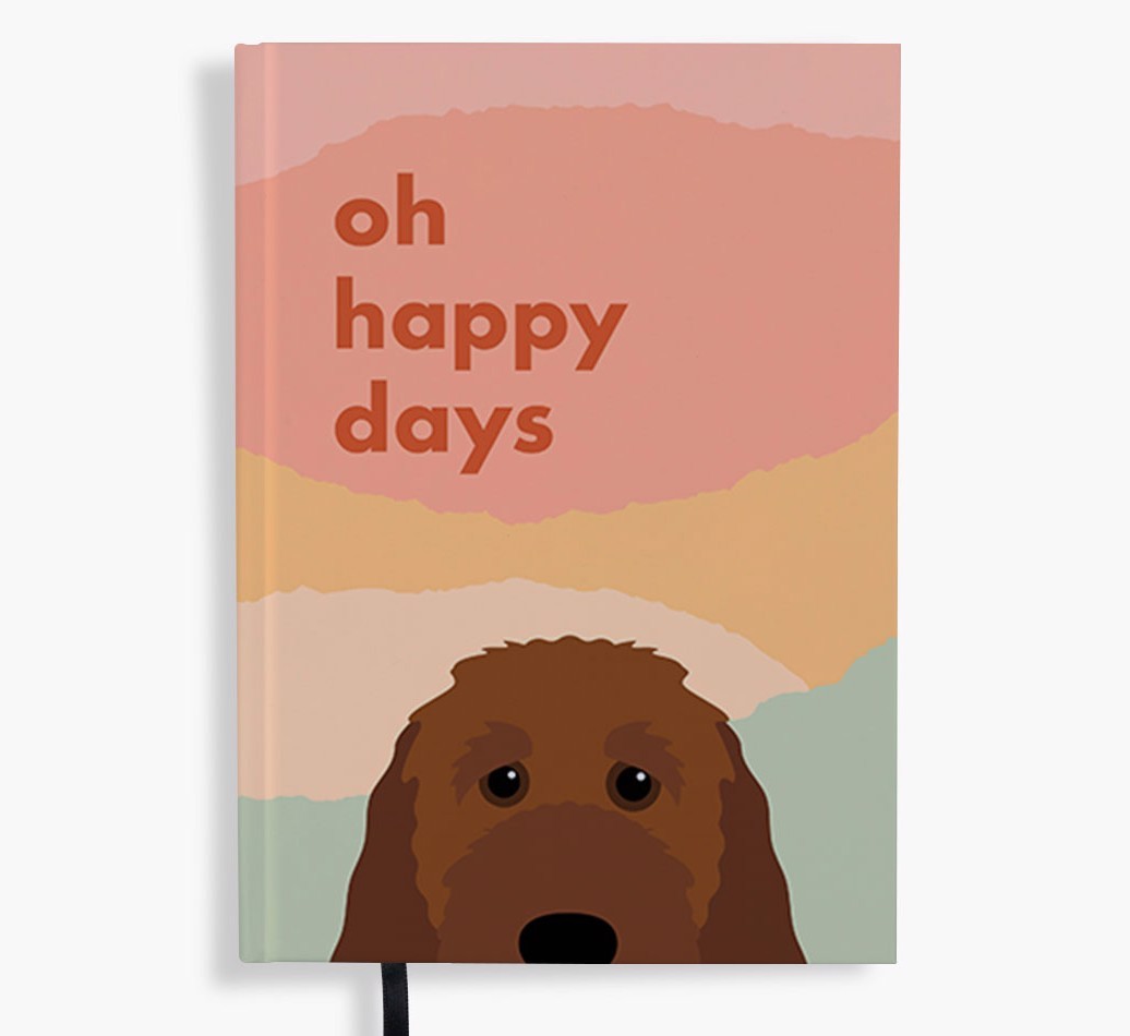 Oh Happy Days: Personalised {breedFullName} Notebook