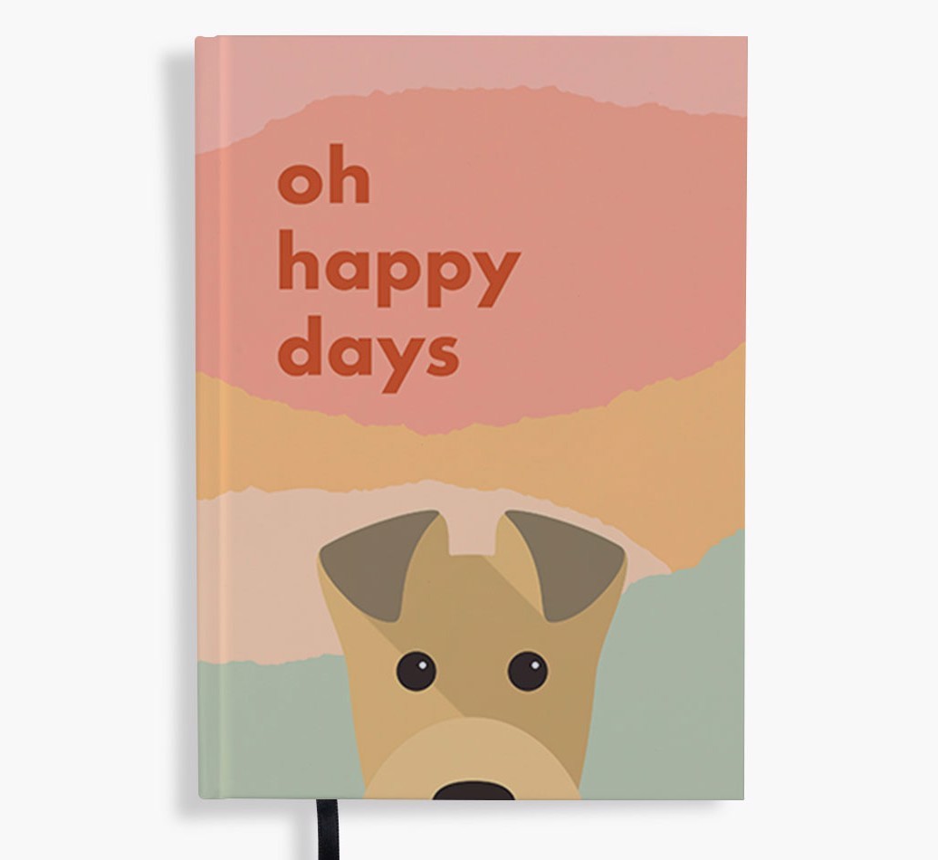 Oh Happy Days: Personalised {breedFullName} Notebook