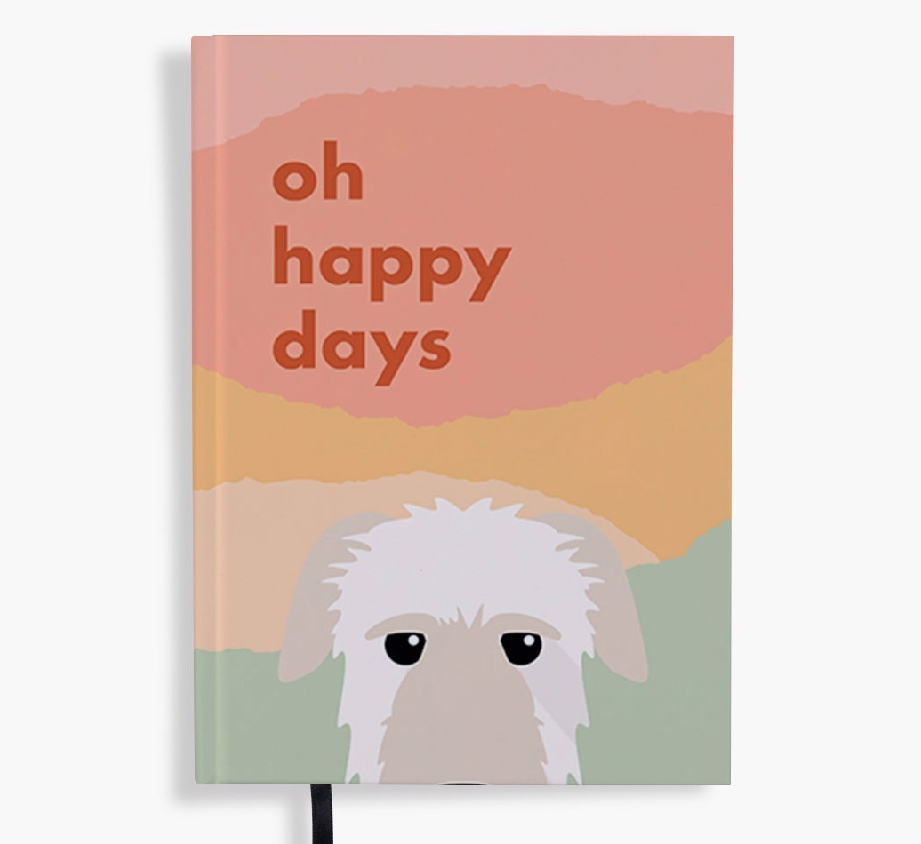 Oh Happy Days: Personalised {breedFullName} Notebook