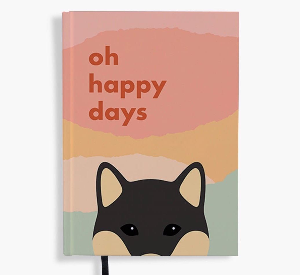 Oh Happy Days: Personalised {breedFullName} Notebook