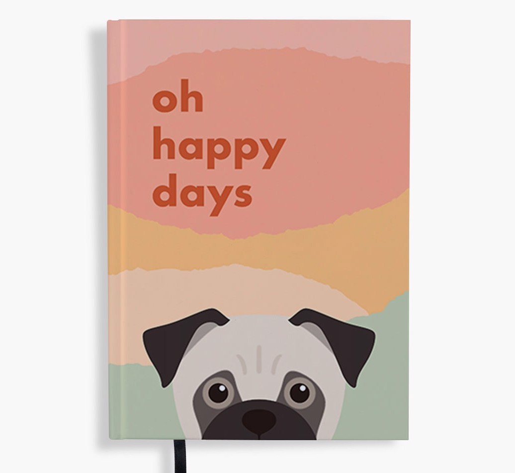 Oh Happy Days: Personalised {breedFullName} Notebook