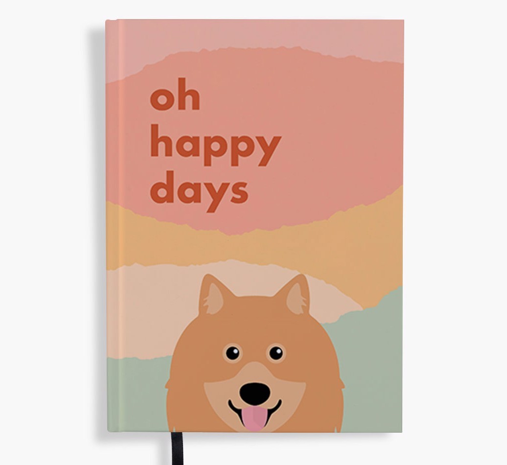 Oh Happy Days: Personalised {breedFullName} Notebook